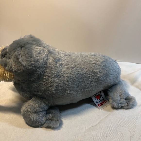 Ganz Webkinz Gray Walrus Artic Ocean Sea Plush Stuffed Animal HM332 No Code 10” - Picture 3 of 11